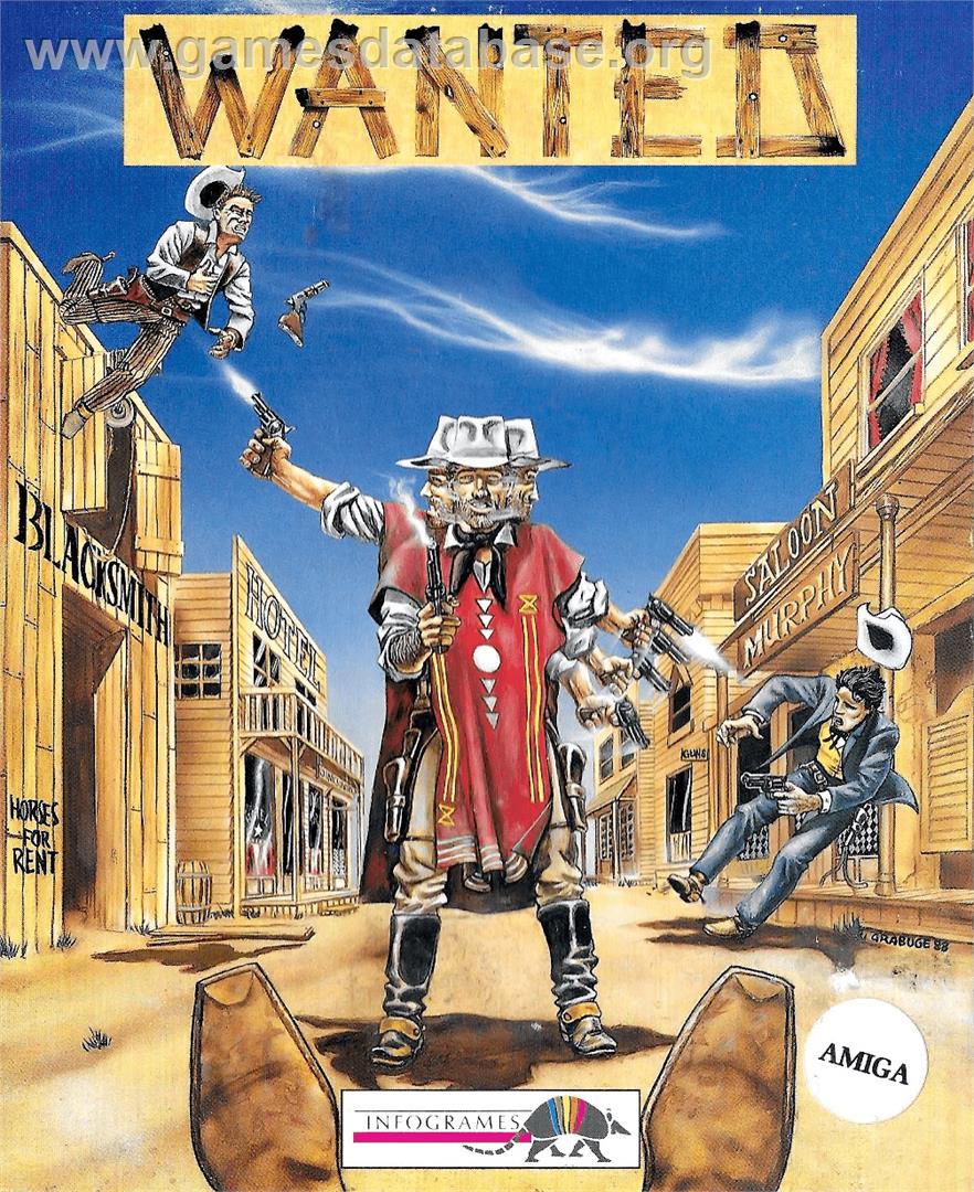 Wanted - Commodore Amiga - Artwork - Box