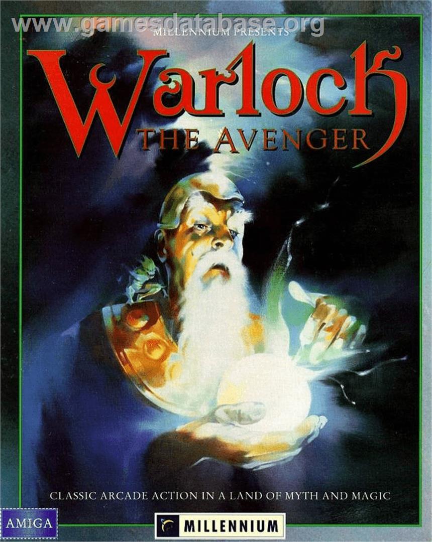 Warlock - The Avenger - Commodore Amiga - Artwork - Box