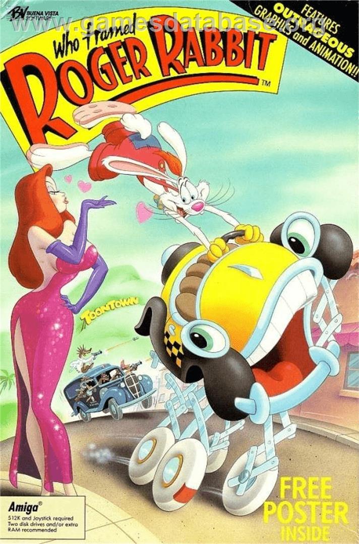 Who Framed Roger Rabbit? - Commodore Amiga - Artwork - Box