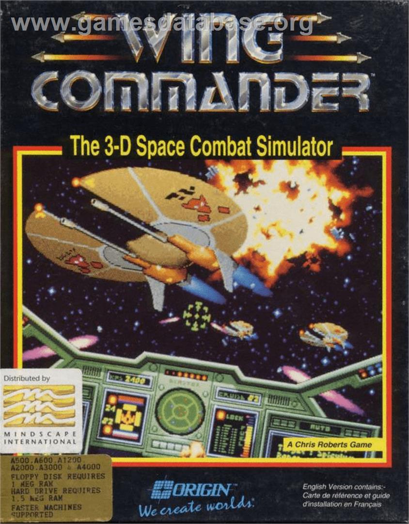 Wing Commander - Commodore Amiga - Artwork - Box