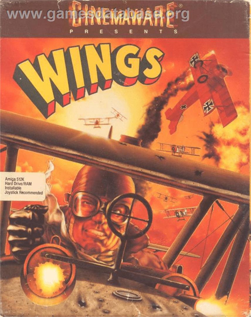 Wings - Commodore Amiga - Artwork - Box