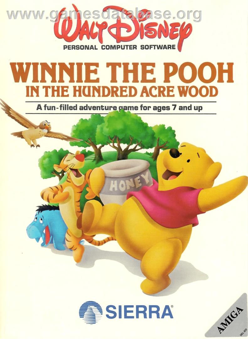 Winnie the Pooh in the Hundred Acre Wood - Commodore Amiga - Artwork - Box