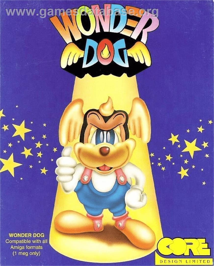 Wonder Dog - Commodore Amiga - Artwork - Box