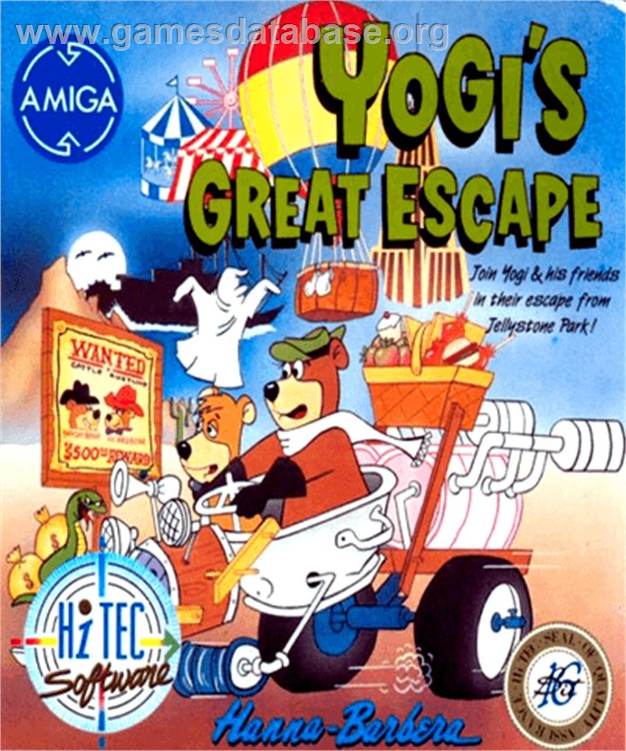 Yogi's Great Escape - Commodore Amiga - Artwork - Box