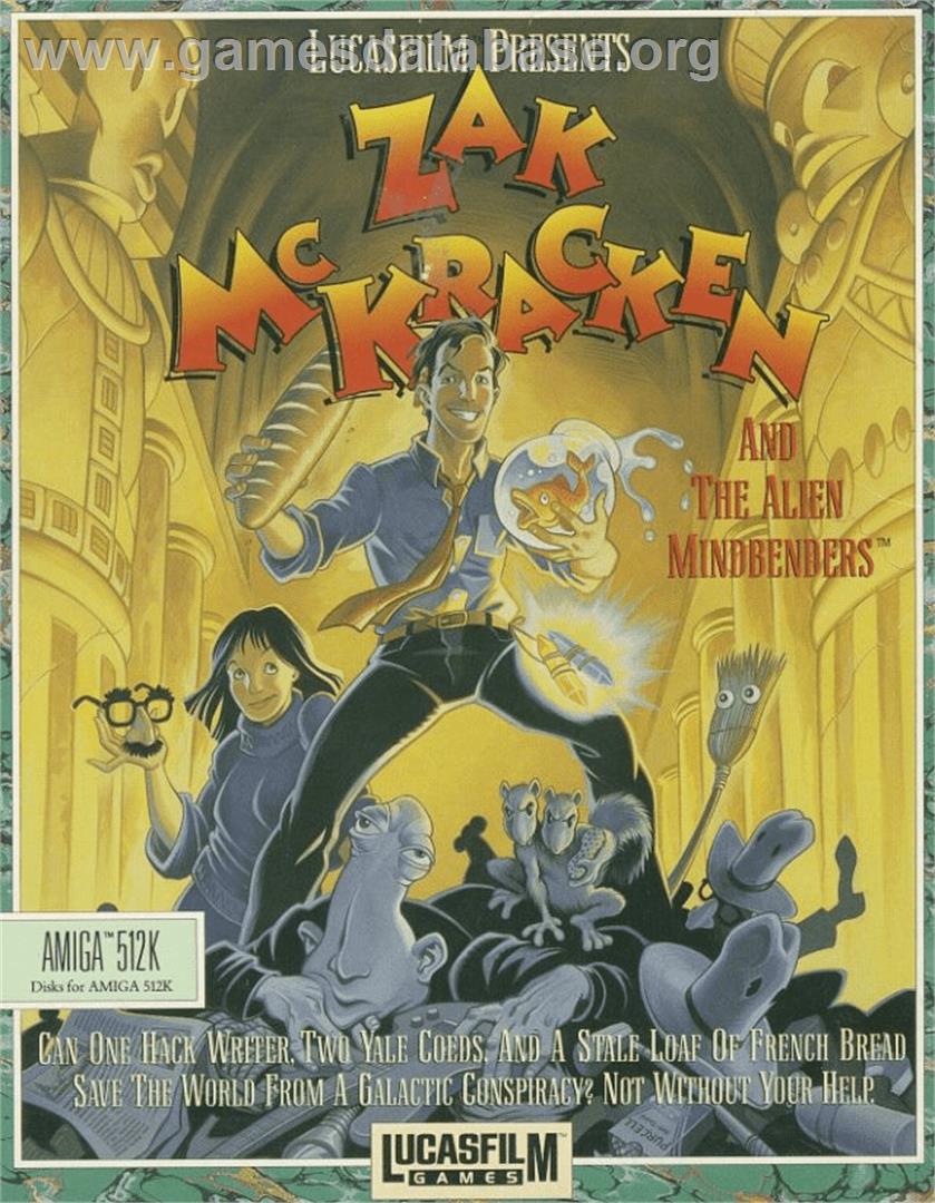 Zak McKracken and the Alien Mindbenders - Commodore Amiga - Artwork - Box
