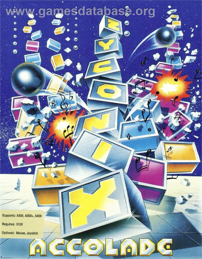 Zyconix - Commodore Amiga - Artwork - Box