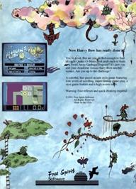 Box back cover for Abyss on the Commodore Amiga.