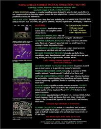 Box back cover for Action Stations! on the Commodore Amiga.
