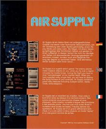 Box back cover for Air Supply on the Commodore Amiga.