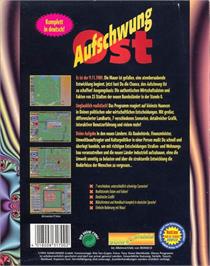 Box back cover for Aufschwung Ost on the Commodore Amiga.