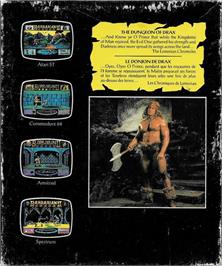 Box back cover for Axe of Rage on the Commodore Amiga.