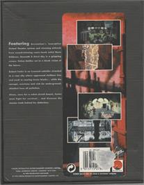 Box back cover for Beneath A Steel Sky on the Commodore Amiga.