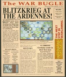 Box back cover for Blitzkrieg - Battle At The Ardennes on the Commodore Amiga.