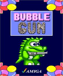 Box back cover for Bubble Gun on the Commodore Amiga.