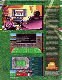 Box back cover for Bundesliga Manager Hattrick on the Commodore Amiga.