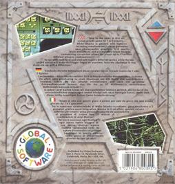 Box back cover for Carcharodon: White Sharks on the Commodore Amiga.