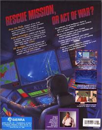 Box back cover for Code-Name - Iceman on the Commodore Amiga.