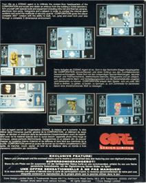 Box back cover for Corporation on the Commodore Amiga.