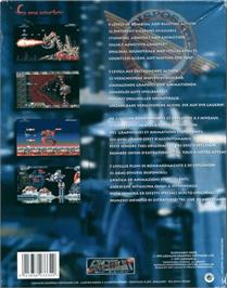 Box back cover for Disposable Hero on the Commodore Amiga.