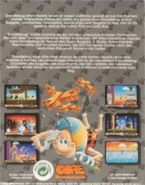 Box back cover for Doodle Bug: Bug Bash 2 on the Commodore Amiga.