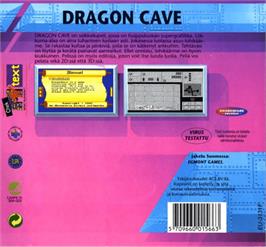 Box back cover for Dragon Cave on the Commodore Amiga.
