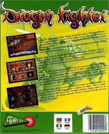 Box back cover for Dragon Fighter on the Commodore Amiga.
