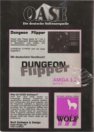 Box back cover for Dungeon Flipper on the Commodore Amiga.