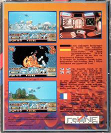 Box back cover for Dyter-07 on the Commodore Amiga.