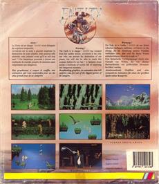 Box back cover for Entity on the Commodore Amiga.