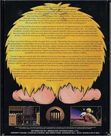 Box back cover for Fury Of The Furries on the Commodore Amiga.
