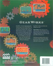 Box back cover for Gear Works on the Commodore Amiga.