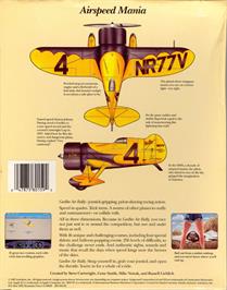 Box back cover for Gee Bee Air Rally on the Commodore Amiga.