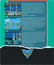Box back cover for Ghost Battle on the Commodore Amiga.