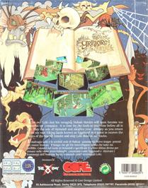 Box back cover for Heimdall 2 on the Commodore Amiga.
