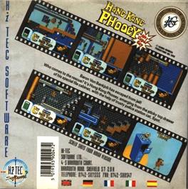 Box back cover for Hong Kong Phooey on the Commodore Amiga.