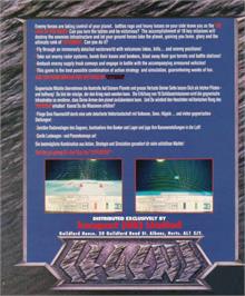Box back cover for Hyperion on the Commodore Amiga.