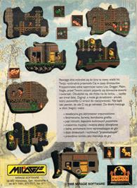 Box back cover for Jurajski Sen on the Commodore Amiga.