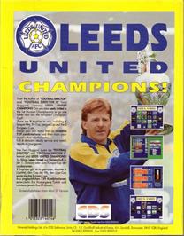 Box back cover for Leeds United Champions on the Commodore Amiga.