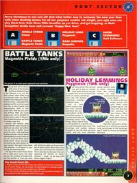 Box back cover for Mf Tanks on the Commodore Amiga.