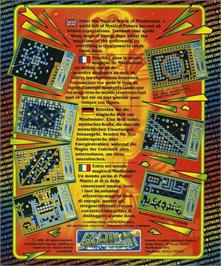 Box back cover for Mindbender on the Commodore Amiga.