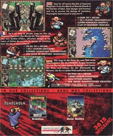 Box back cover for Mystical on the Commodore Amiga.