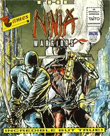 Box back cover for Ninja Warriors, The on the Commodore Amiga.