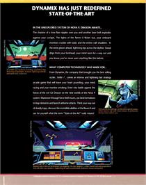 Box back cover for Nova 9 - The Return Of Gir Draxon on the Commodore Amiga.