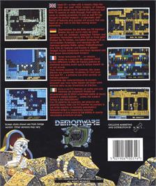 Box back cover for P. P. Hammer and His Pneumatic Weapon on the Commodore Amiga.