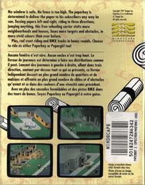 Box back cover for Paperboy 2 on the Commodore Amiga.
