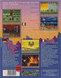 Box back cover for Pegasus on the Commodore Amiga.