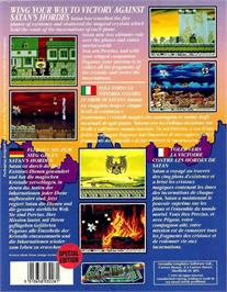 Box back cover for Pegasus on the Commodore Amiga.