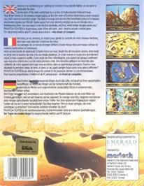 Box back cover for Phantom Fighter on the Commodore Amiga.