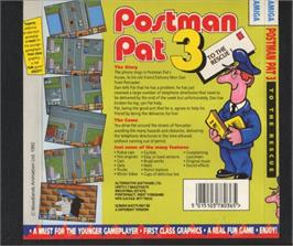 Box back cover for Postman Pat 3 - To The Rescue! on the Commodore Amiga.