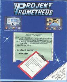 Box back cover for Projekt Prometheus on the Commodore Amiga.